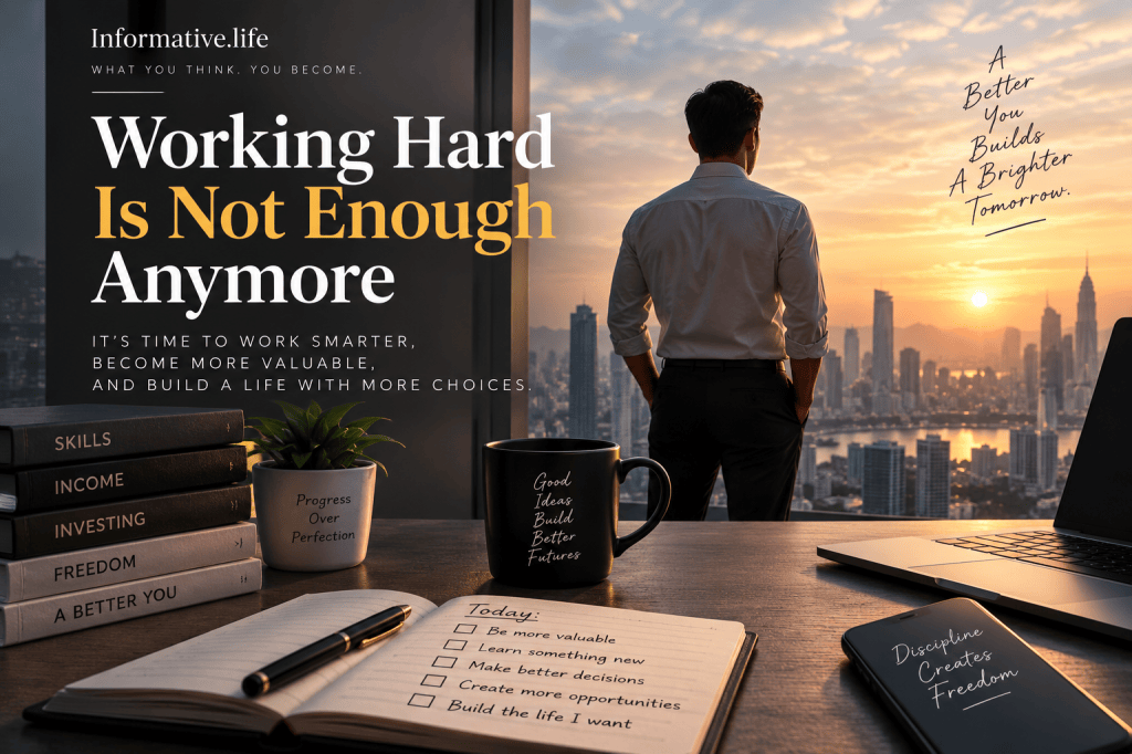 Working Hard Is Not Enough&nbsp;Anymore